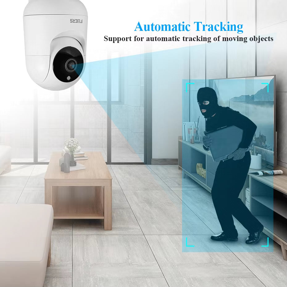 5MP Wifi Camera Tuya Smart Home Indoor Wireless IP Surveillance Camera AI Detect Automatic Tracking Security Baby Monitor