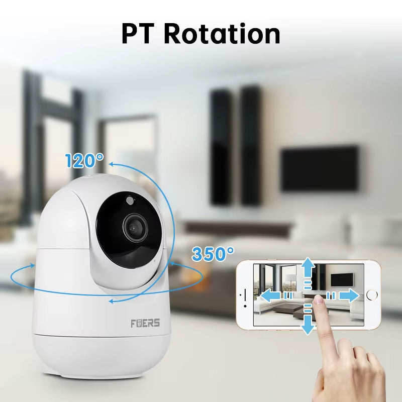 5MP Wifi Camera Tuya Smart Home Indoor Wireless IP Surveillance Camera AI Detect Automatic Tracking Security Baby Monitor